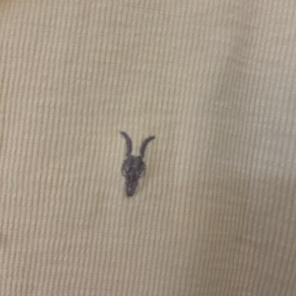 All Saints Ribbed Henley - Picture 3 of 8